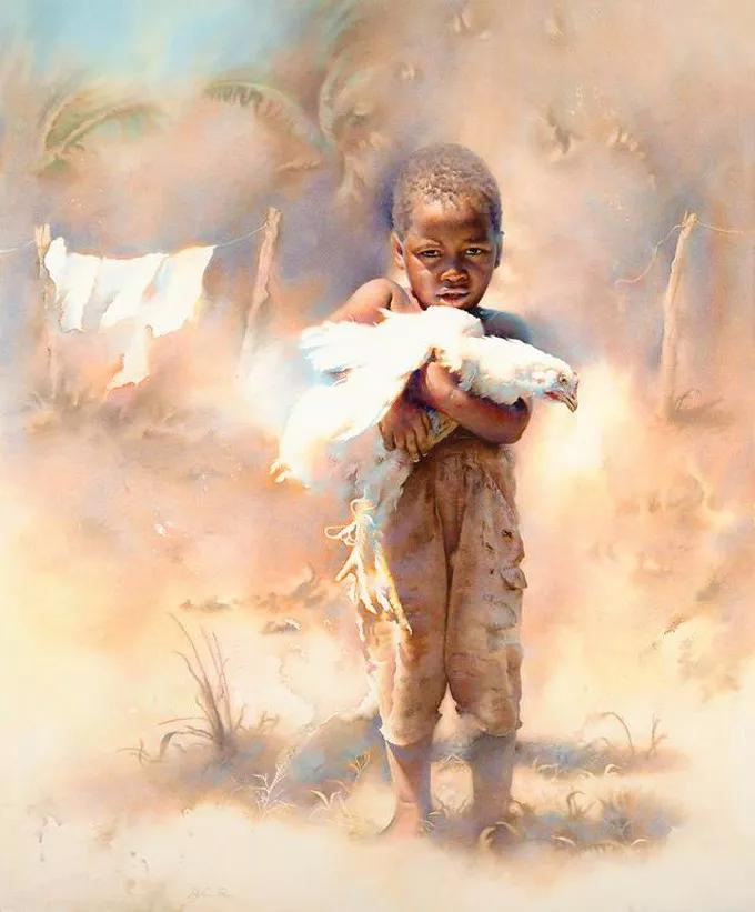 异域奇境、恍如隔世,迪兰·斯科特·皮尔斯的水彩画,真的超美