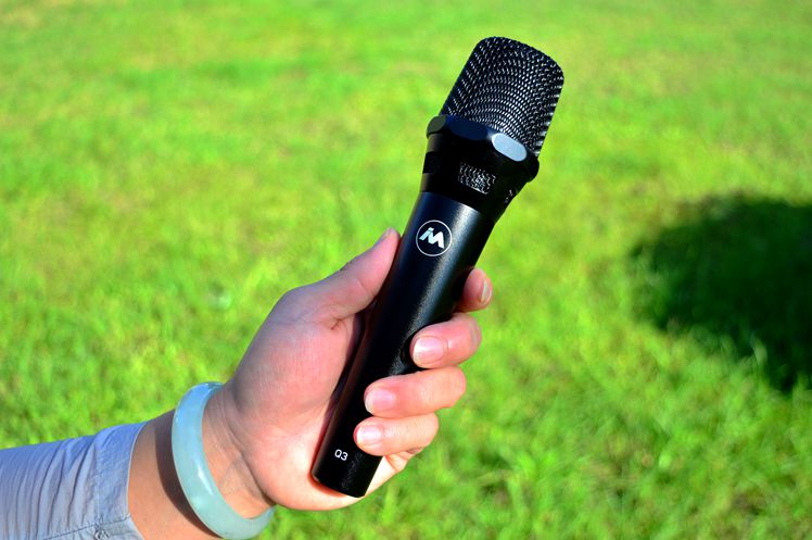 有线话筒也能移动使用，麦拉达Q3麦克风，主播K歌样样行