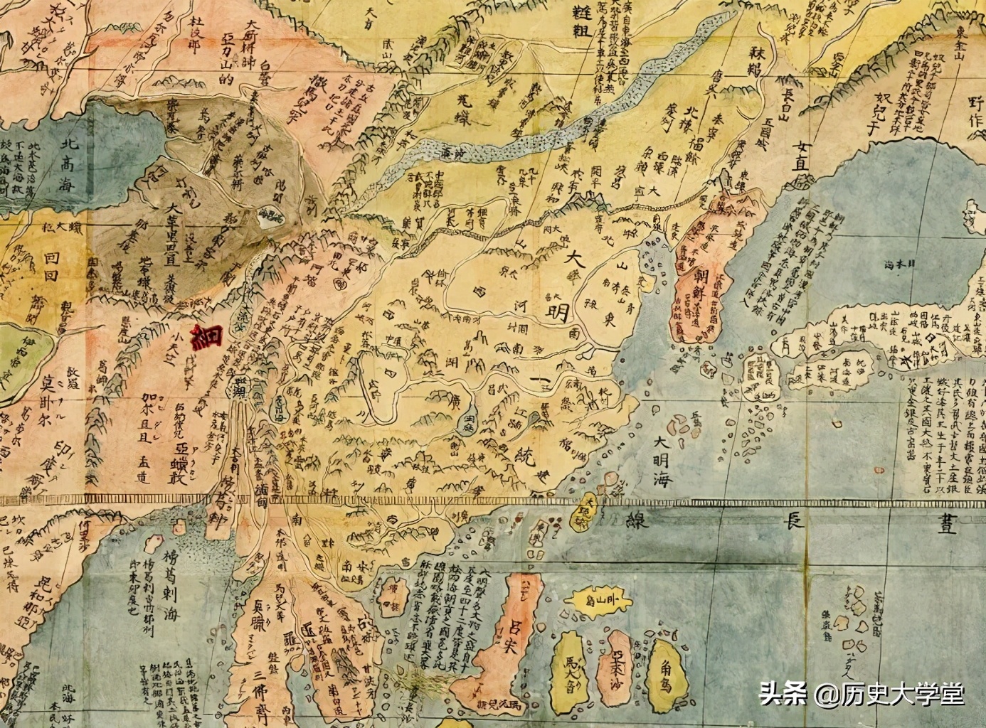 坤舆万国全图明朝怎么看,明朝怎么评价坤舆万国全图