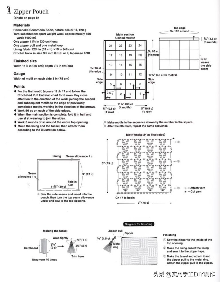 最新款包包钩编图解,钩编包包的花样大全