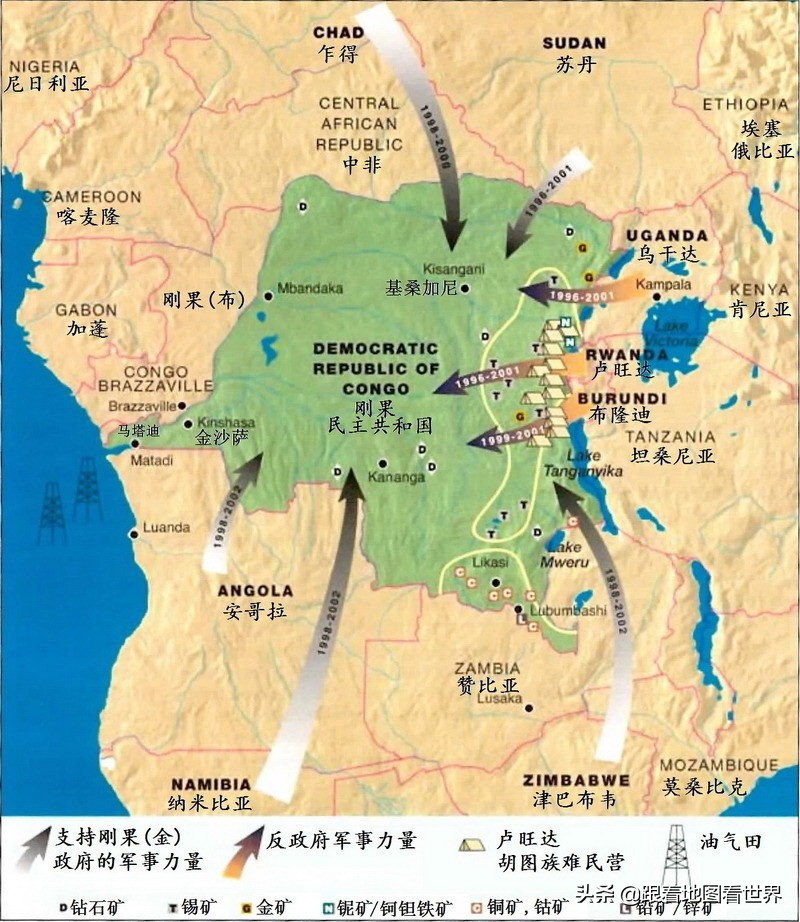 25年前的“非洲大战”有多恐怖？500万人死亡，刚果至今内战不断