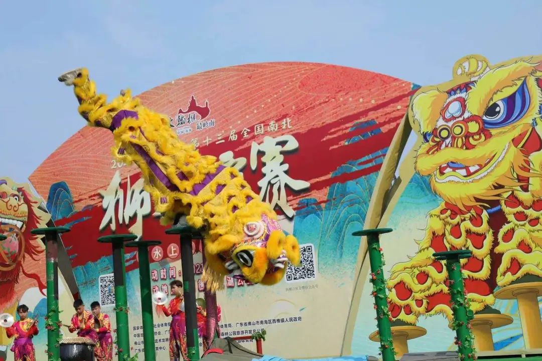 2017番禺汀根龙狮团比赛,番禺区沙头街汀根村龙狮团