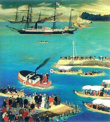 日本历史各朝代地图,日本历史时代的划分