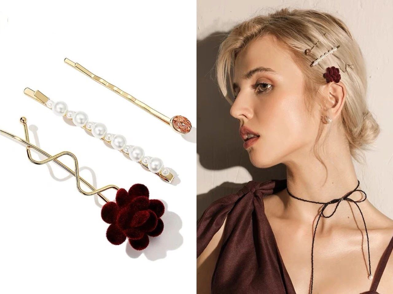 1块钱发夹,5000块的发夹真的很难接受