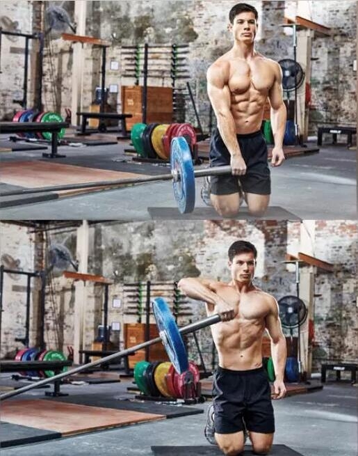 t杆划船是重要动作吗,t杠划船腰疼