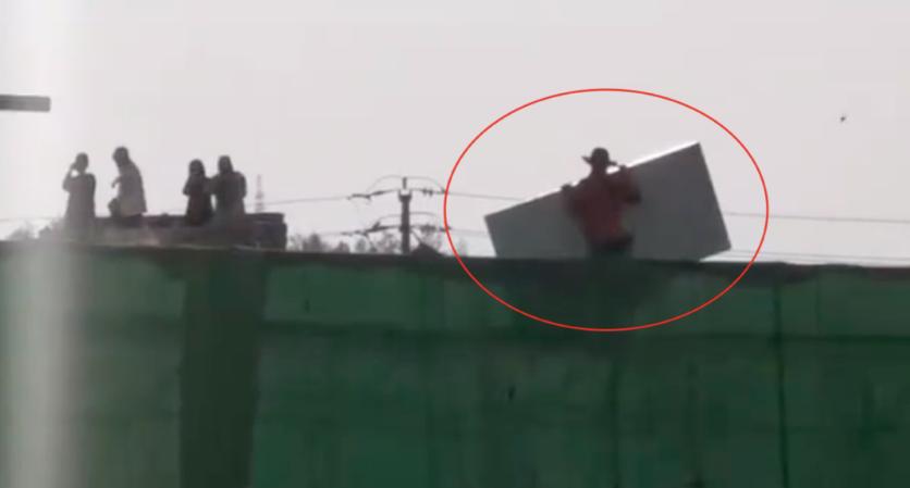 杨幂被拍在横店,杨幂被镜头包围照片