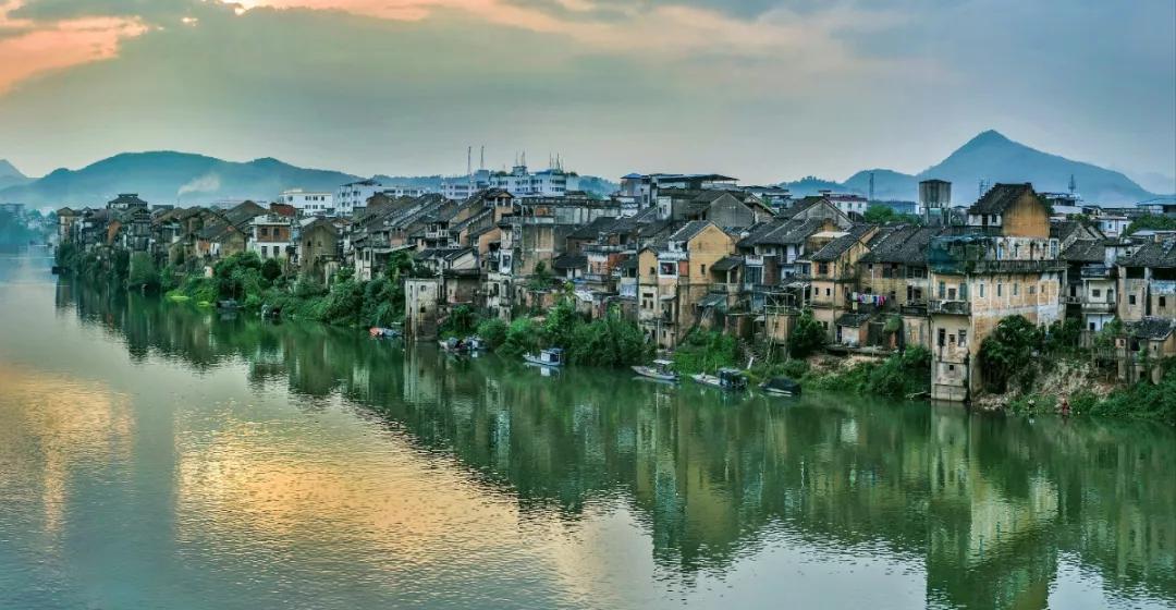 梅江河清兮松口镇宁兮