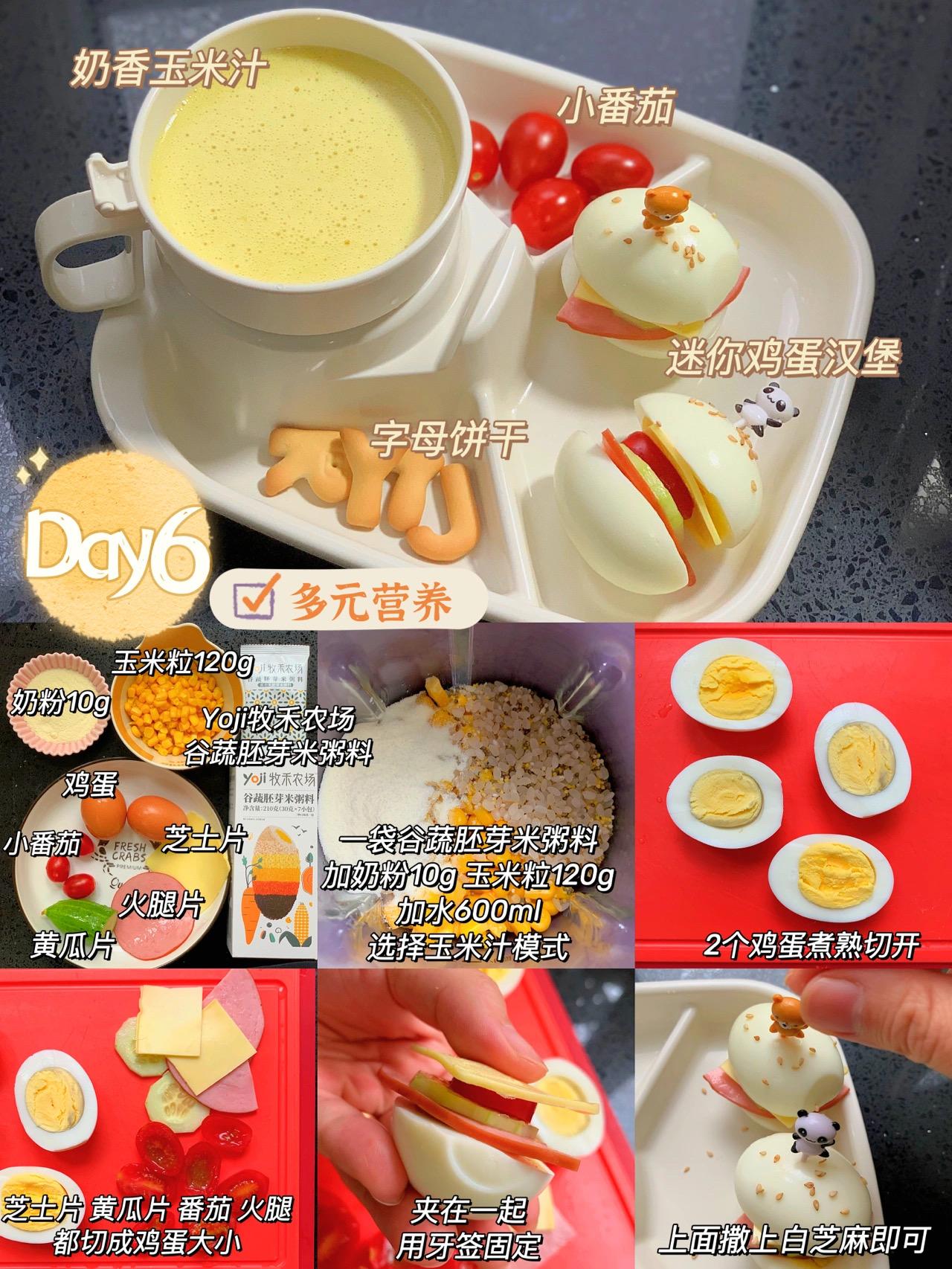 早餐食谱儿童早餐大全及做法,给孩子做一周早餐食谱大全