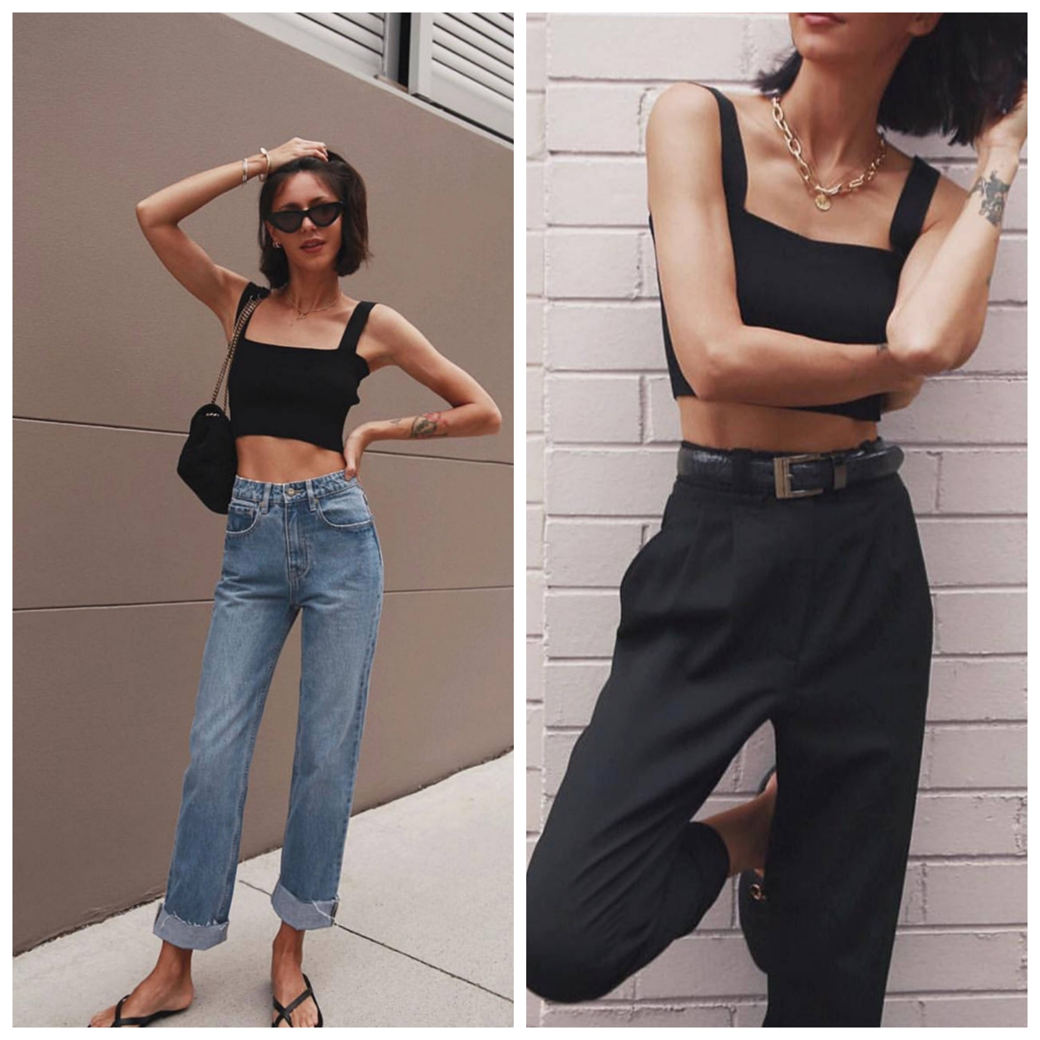 吊带背心怎么穿好看,吊带穿上不好看什么原因