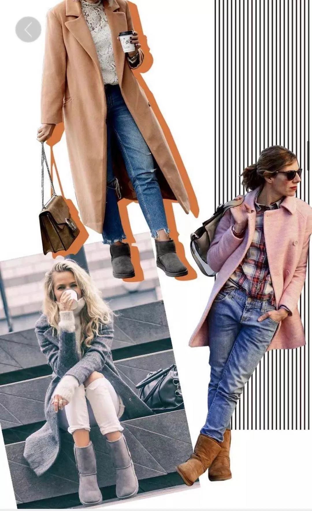 ugg怎么方便穿进去,ugg经典款如何穿搭