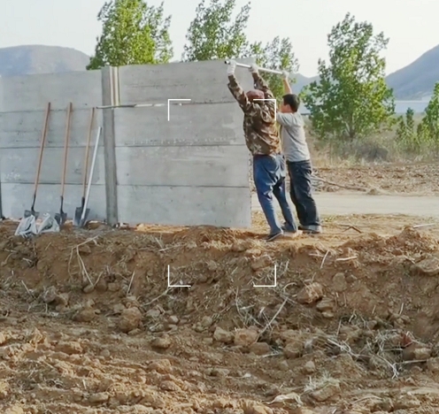 围墙水泥立柱造型,水泥板围墙立柱施工