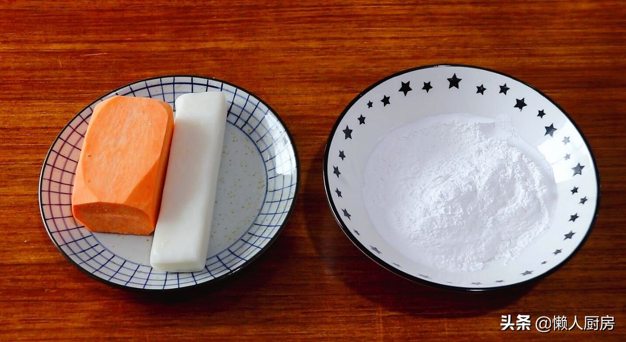 不用蒸红薯饼的家常做法,不用烤箱做出松软的红薯饼