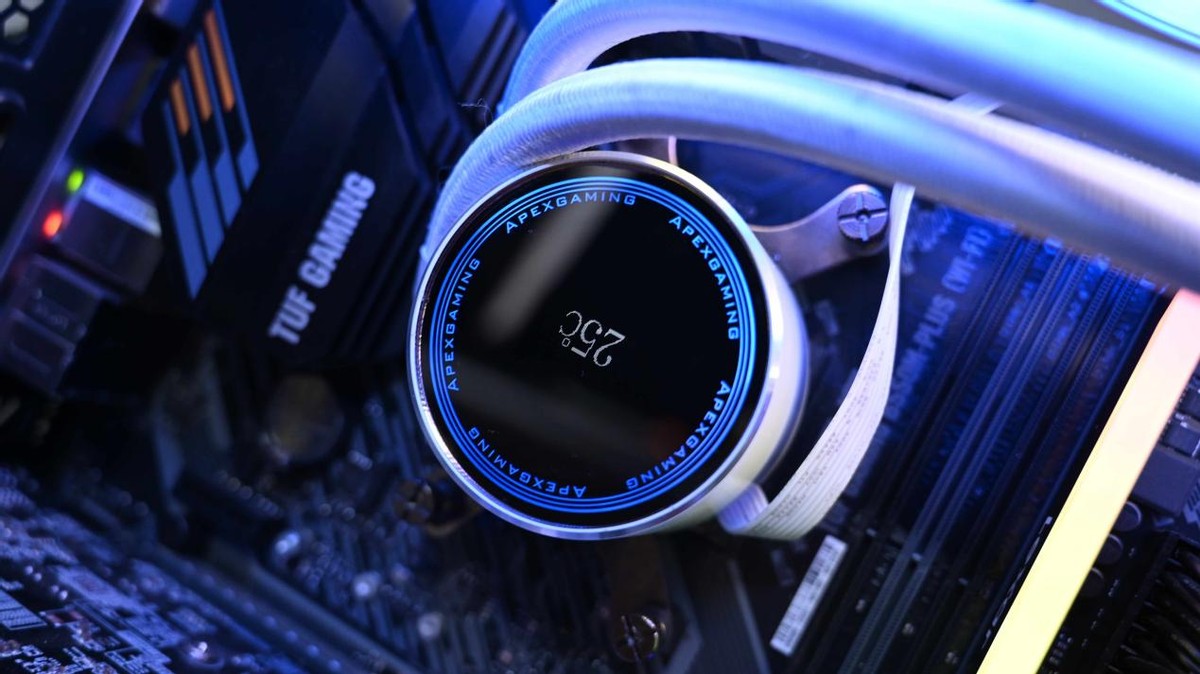 艾湃luna水冷评测,360一体水冷散热器评测