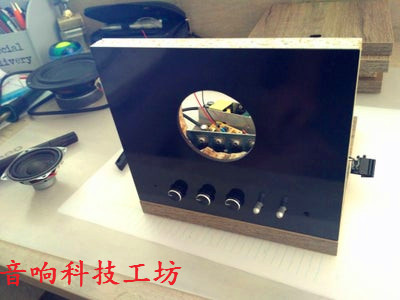废旧喇叭自制蓝牙音箱,小音箱改造增加低音