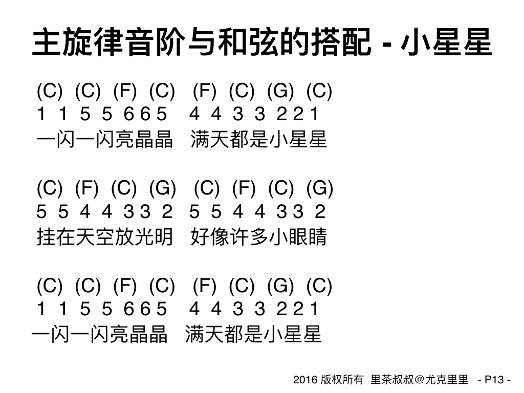 尤克里里茶叔叔教学,尤克里里轻松入门pdf