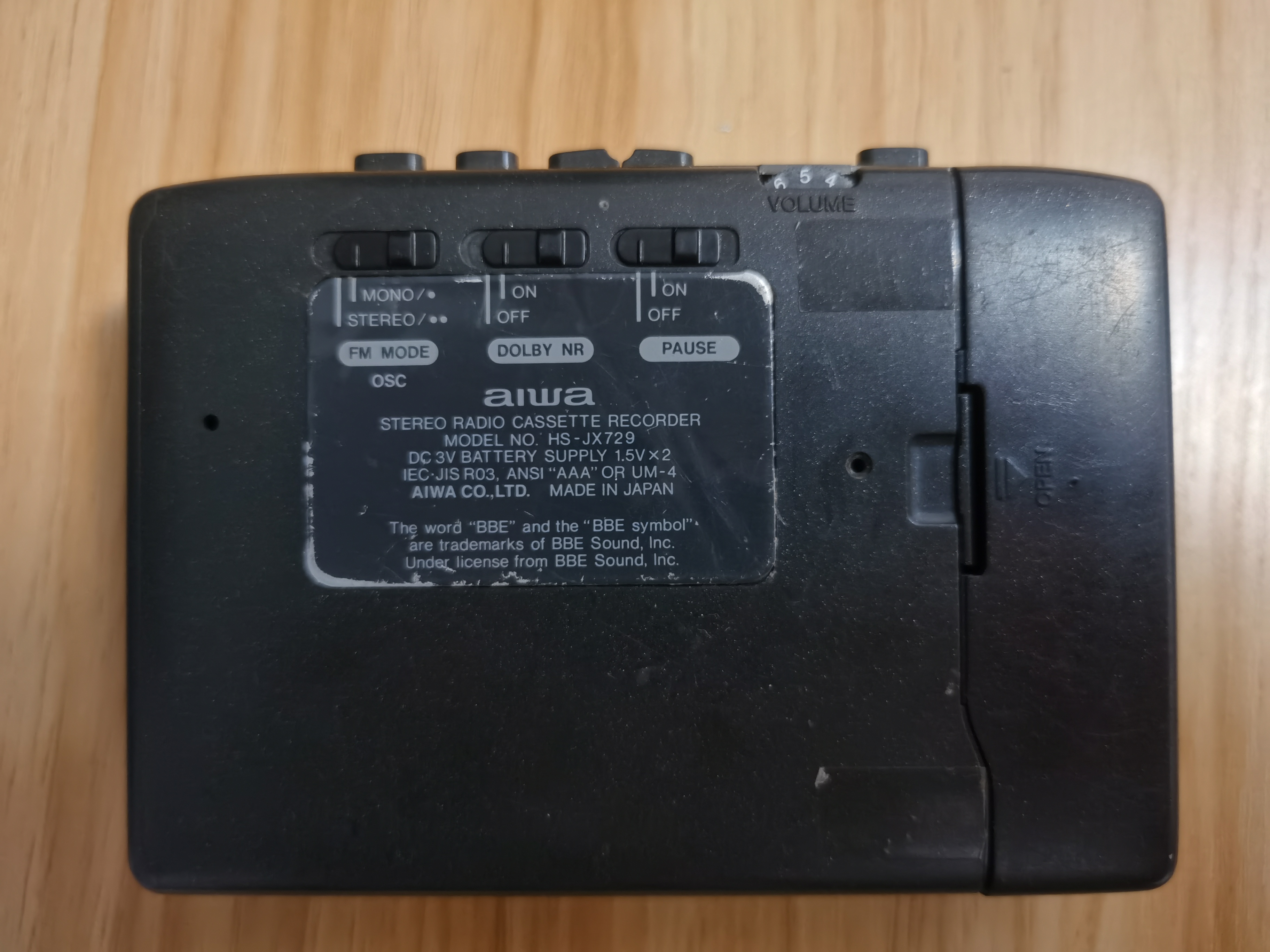 爱华jx729随身听维修,爱华jx729随身听拆解视频