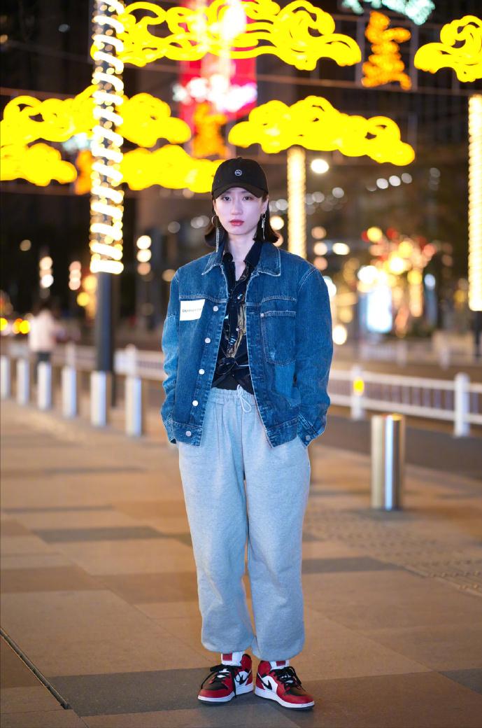 阔腿裤老爹鞋增高,阔腿裤卷边老爹鞋