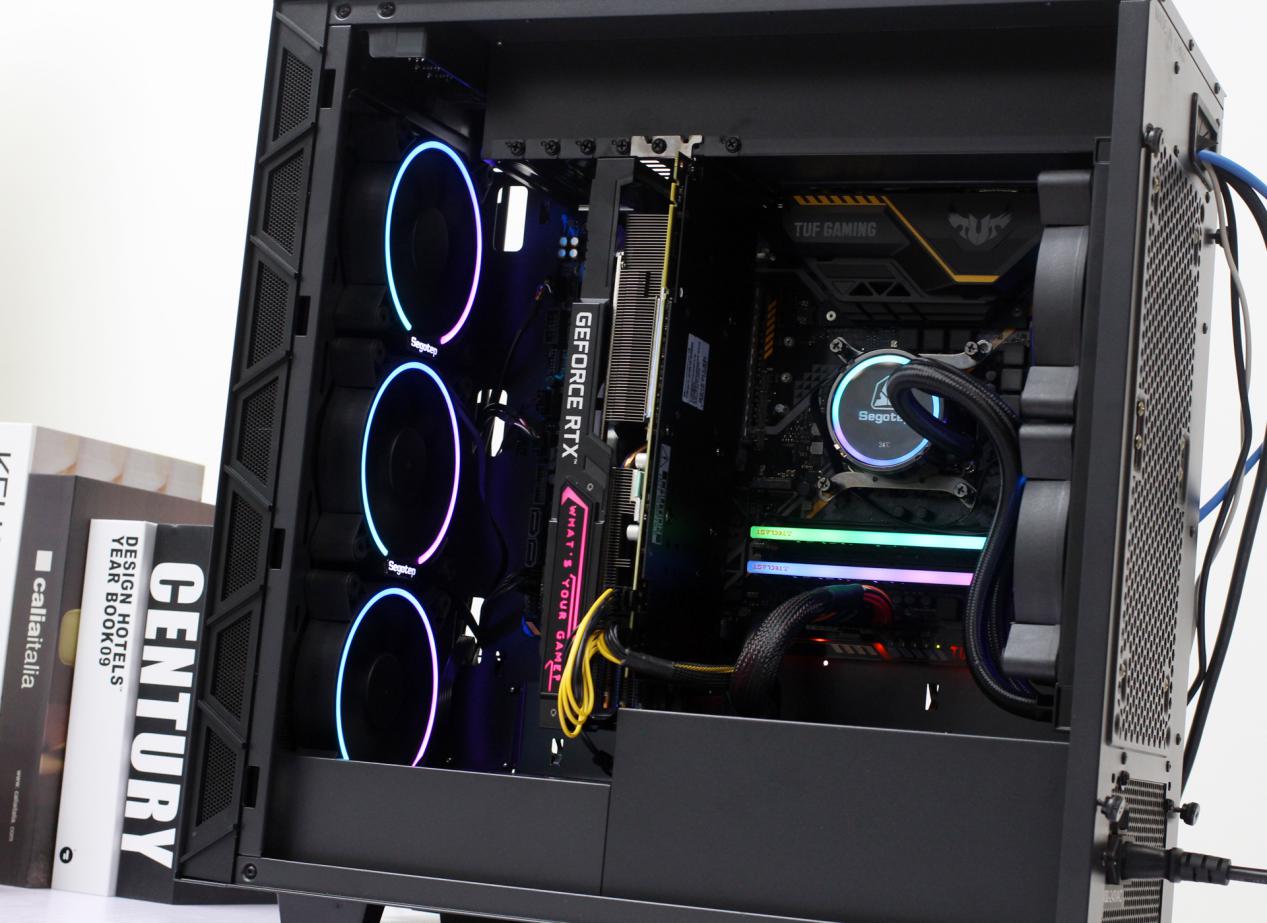 显卡竖装散热最好的机箱,主板和显卡竖装的机箱