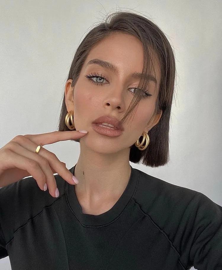 适合拽姐的简单短发霸气发型,拽拽的短发发型