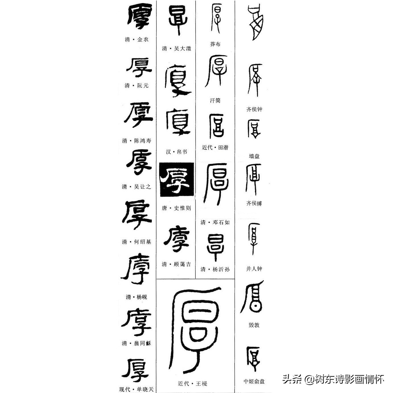 厚字起源和由来,厚字的起源与演变