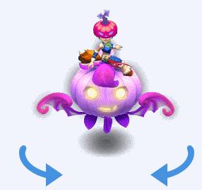 万圣节戴南瓜头,南瓜头和骷髅头万圣节