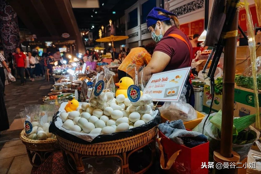 泰国曼谷水上商场,泰国室内水上集市