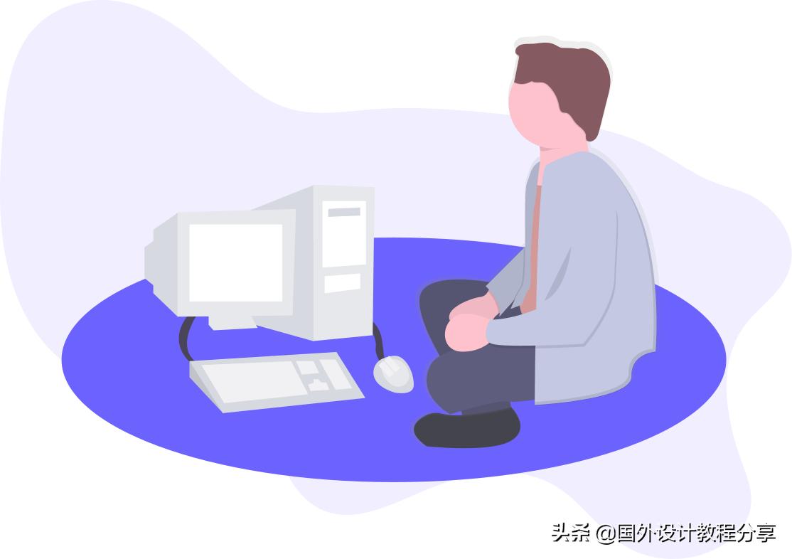 扁平矢量插画教程,矢量扁平插画怎么画