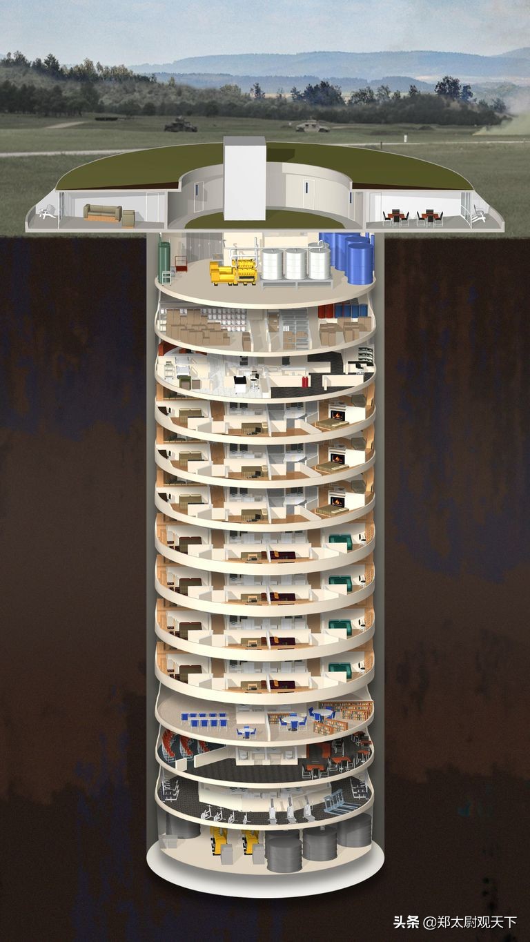 能抵挡核爆的大楼,可以抵挡核弹的住宅