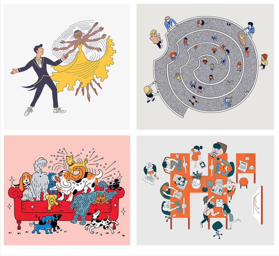 顶级插画作品插画师进阶必备,学会这一点你就离巅峰又近了一步