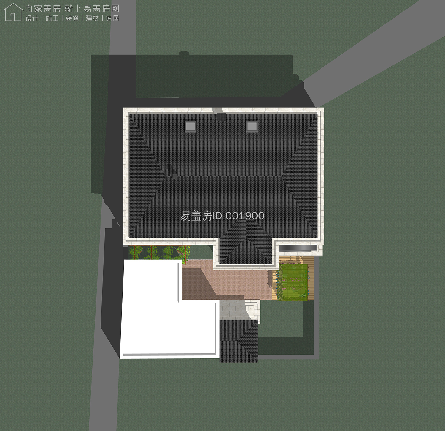 河北邯郸农村双拼二层别墅,邯郸农村二层半别墅设计图