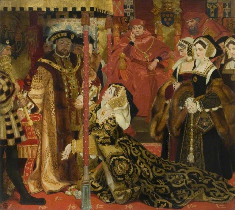 惨死的五位英国王后:画笔下的亨利八世与六位妻子