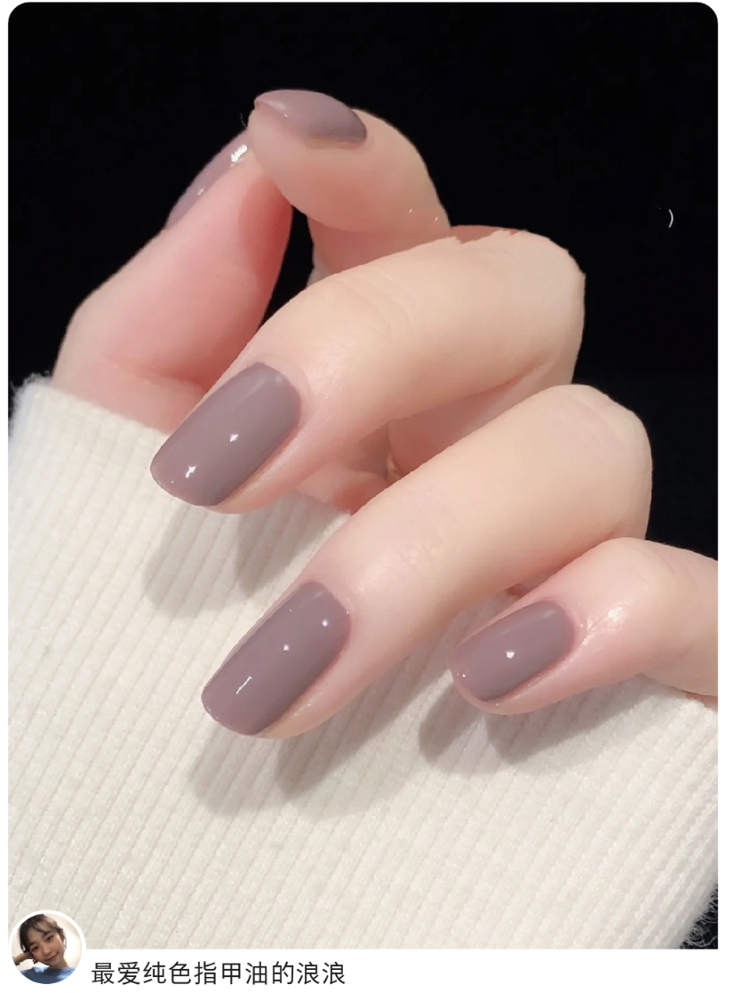 简单的透明奶茶美甲,果汁泡泡美甲