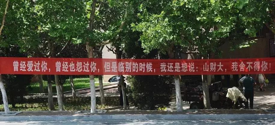 毕业季校园里这些横幅看哭了,学校毕业横幅