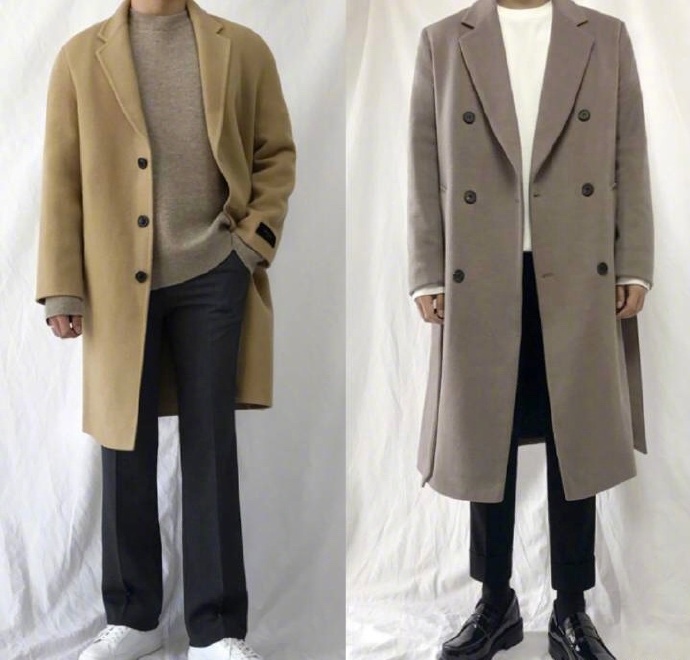 冬季成熟男士大衣穿搭,男士冬季大衣穿搭高级感