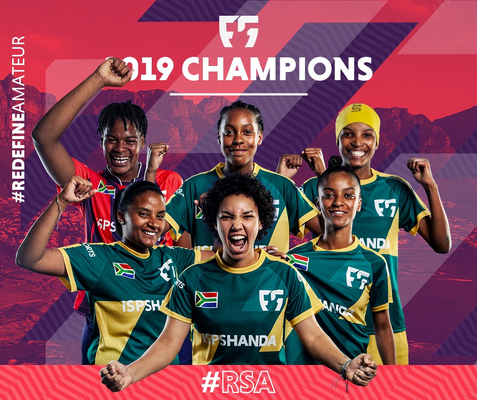 2019F5WC世界冠军赛中国女子队勇夺亚军