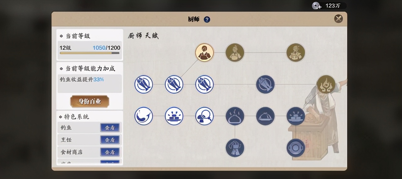 天刀手游厨师开席,天刀手游碎银技巧