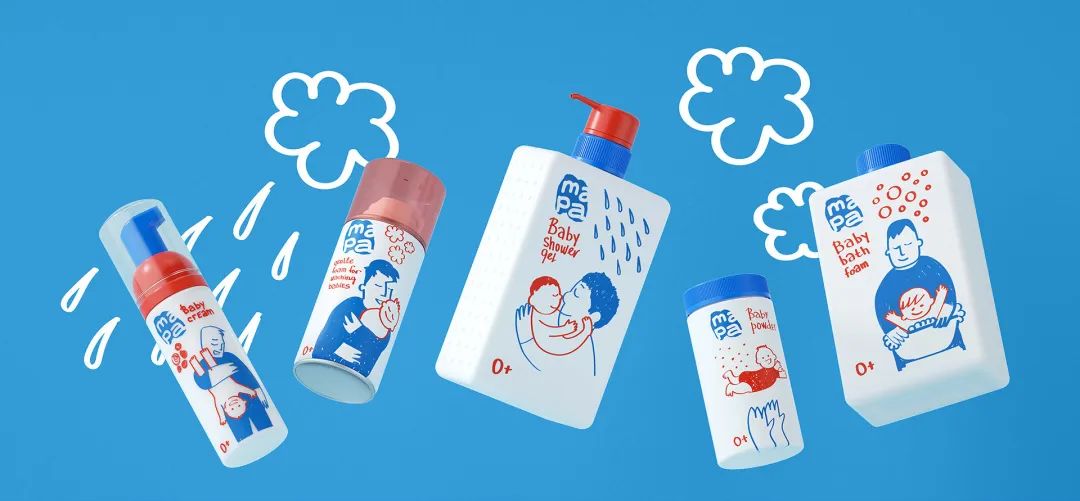 这5组利用IP形象结合产品的婴幼儿洗护包装,很萌!