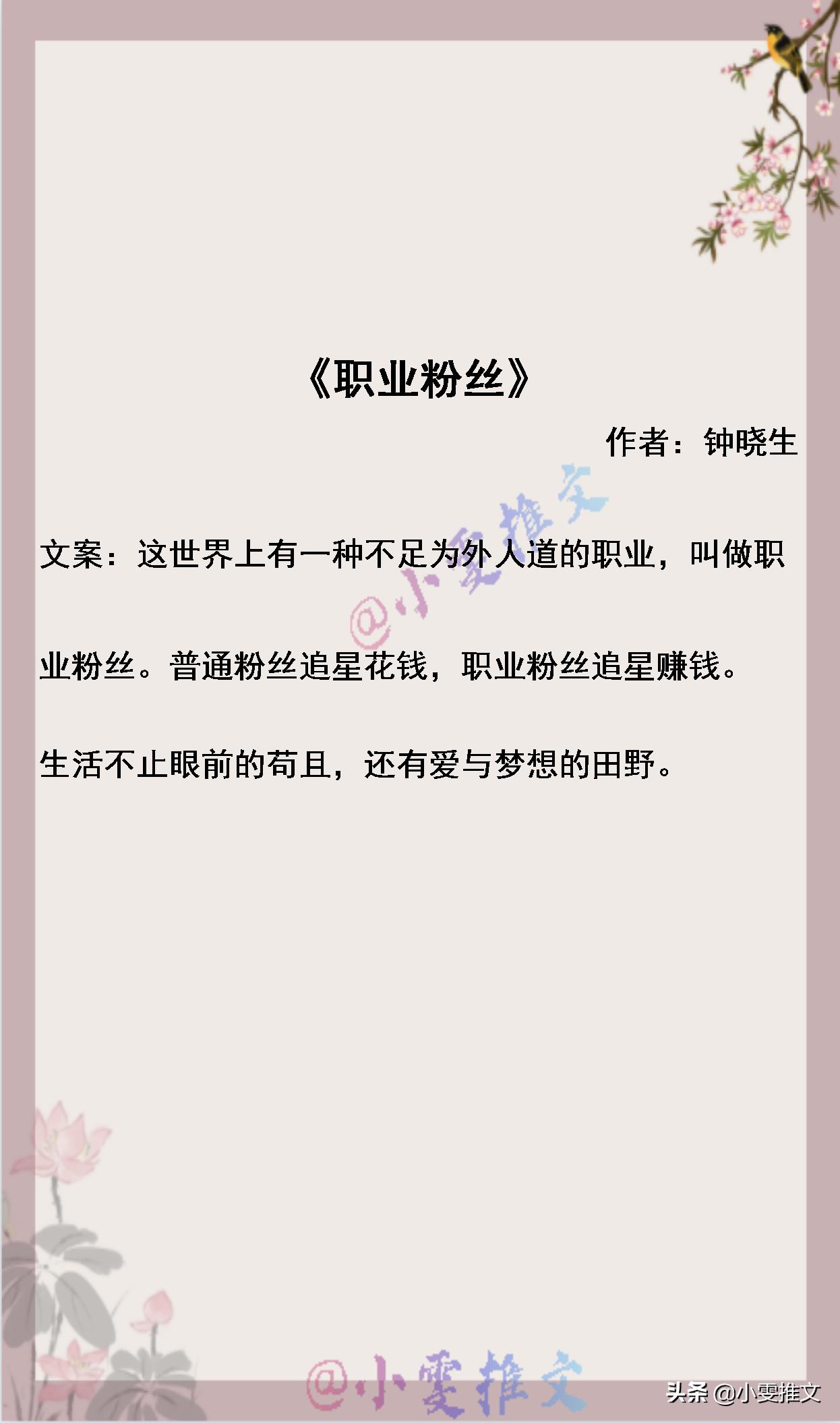 四本娱乐明星类小说,4本娱乐圈隐婚甜宠文