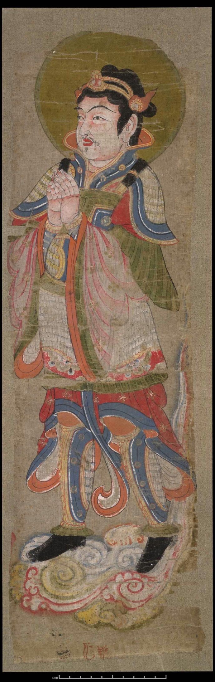 十幅敦煌精美壁画,敦煌飞天壁画美术