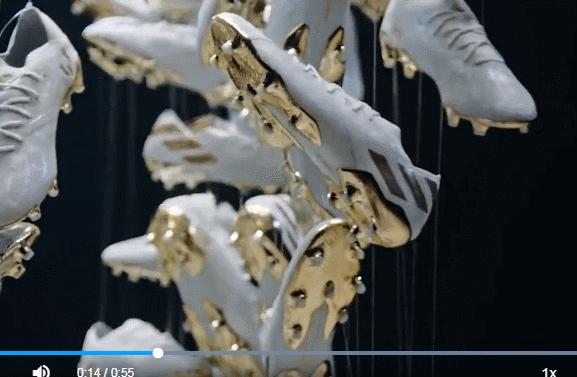 梅西15周年纪念战靴,2019梅西金球战靴