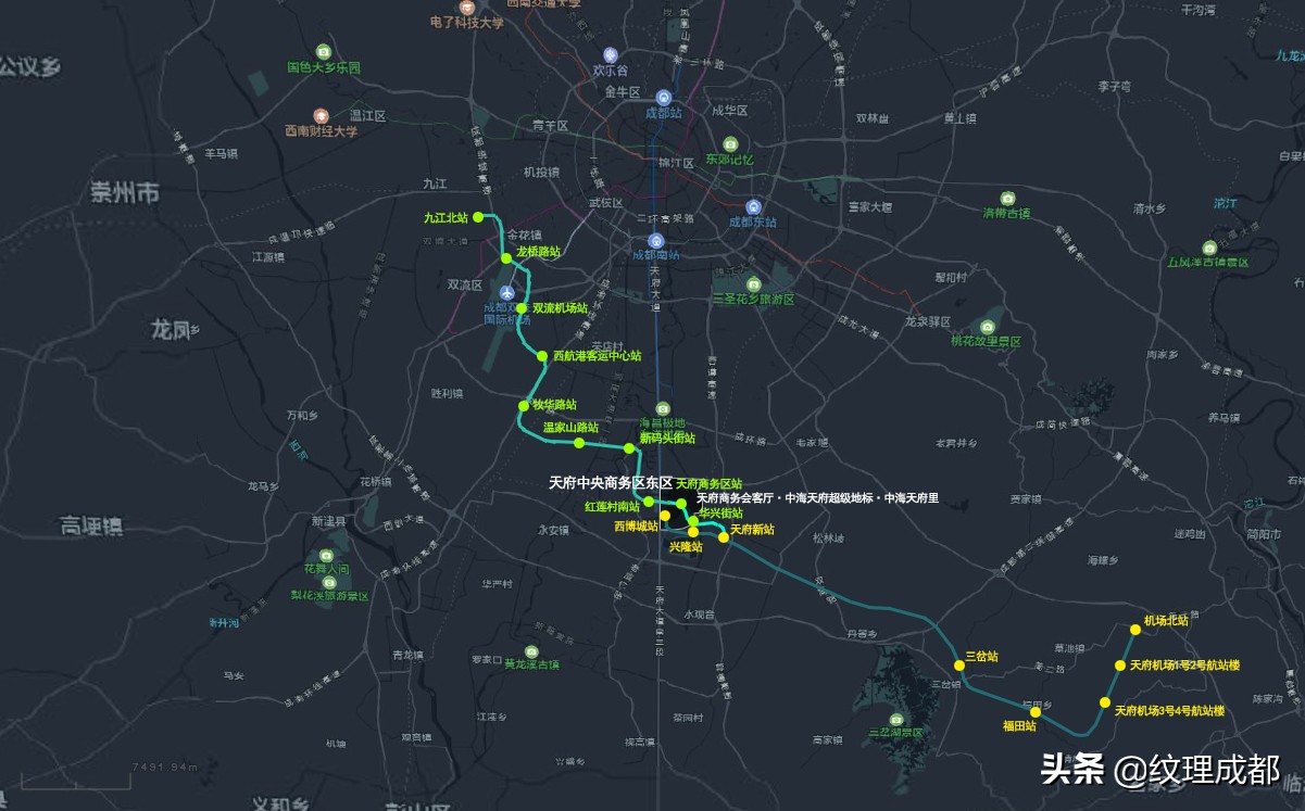 成都天府中央商务区东区,从天府广场到天府新区感受一路美