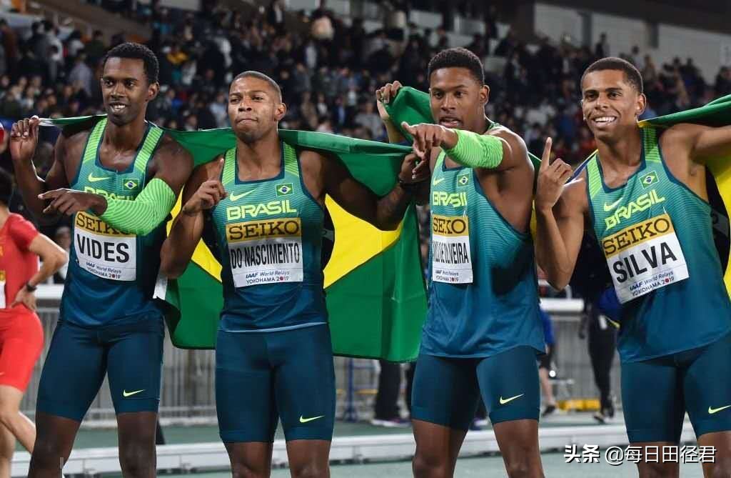 巴西接力赛夺冠,巴西短跑接力队