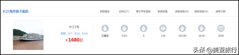 长江一号国宾,长江一号三峡游轮