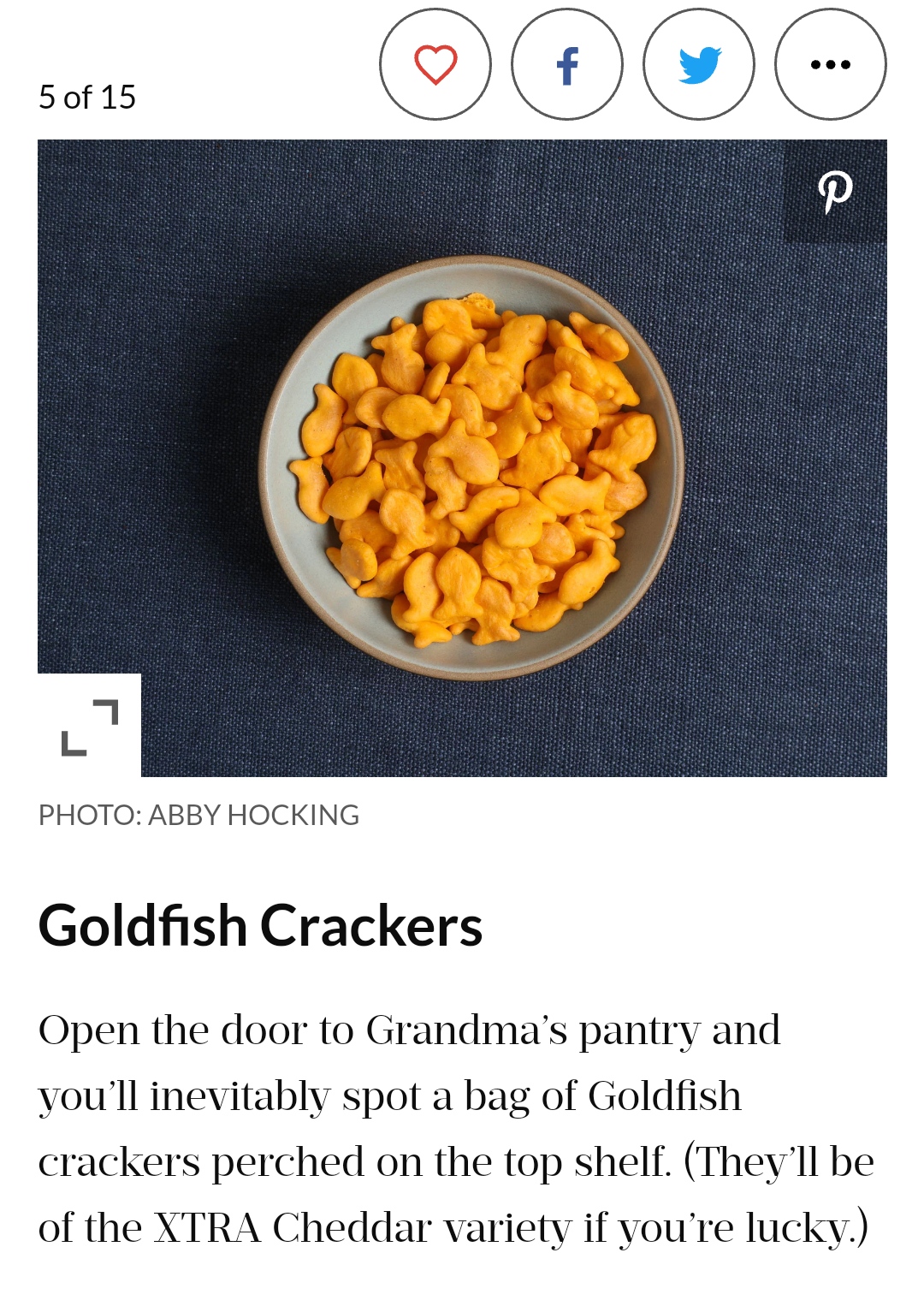 每个美国南方奶奶的厨房里都有15种原料