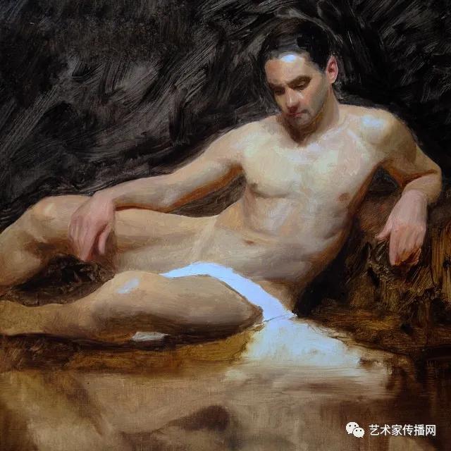 美国写实油画大师作品欣赏,写实油画中国女肖像脸部调色技巧