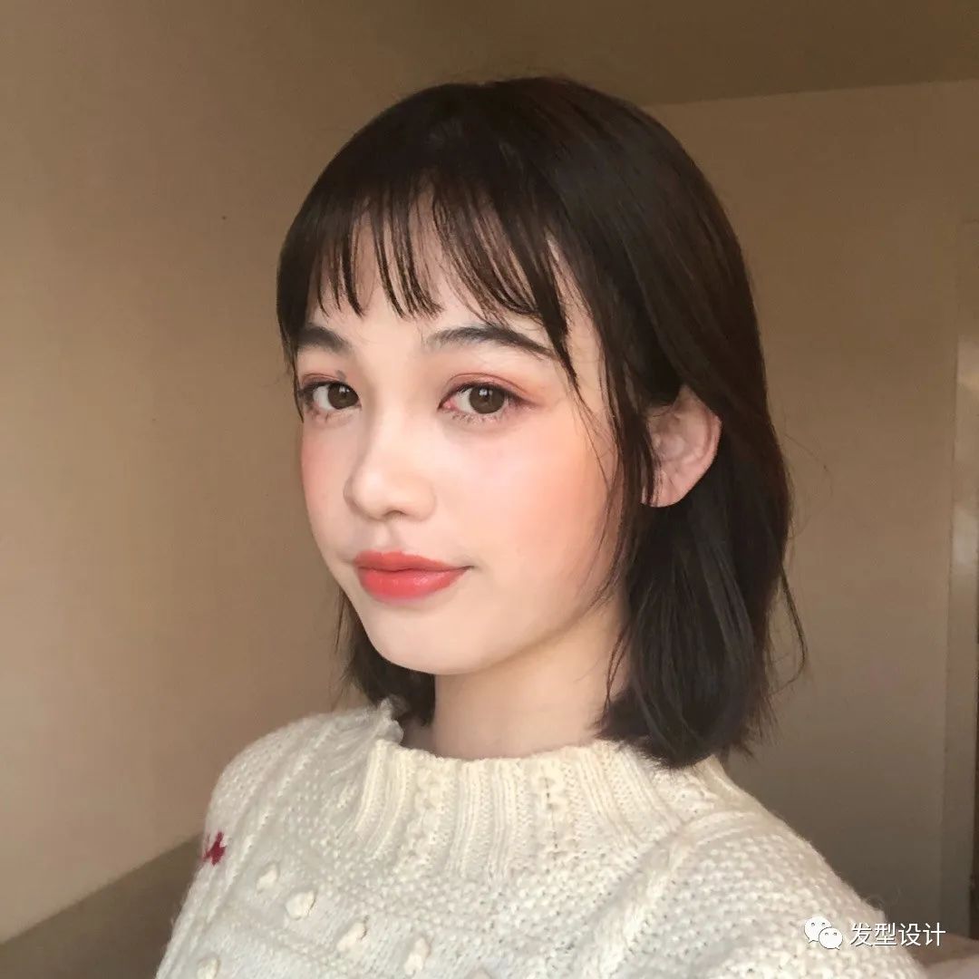 八大网红刘海短发,无刘海短发发型女