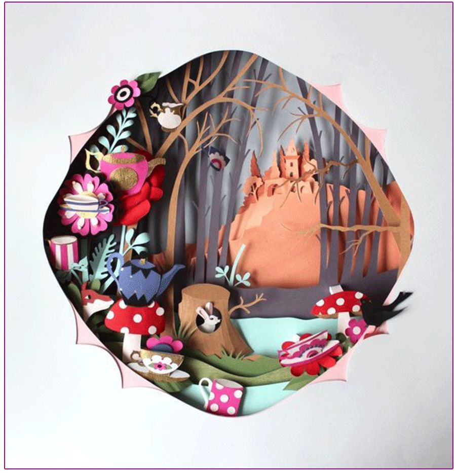 创意儿童画绘画教程|花丛中的大熊猫