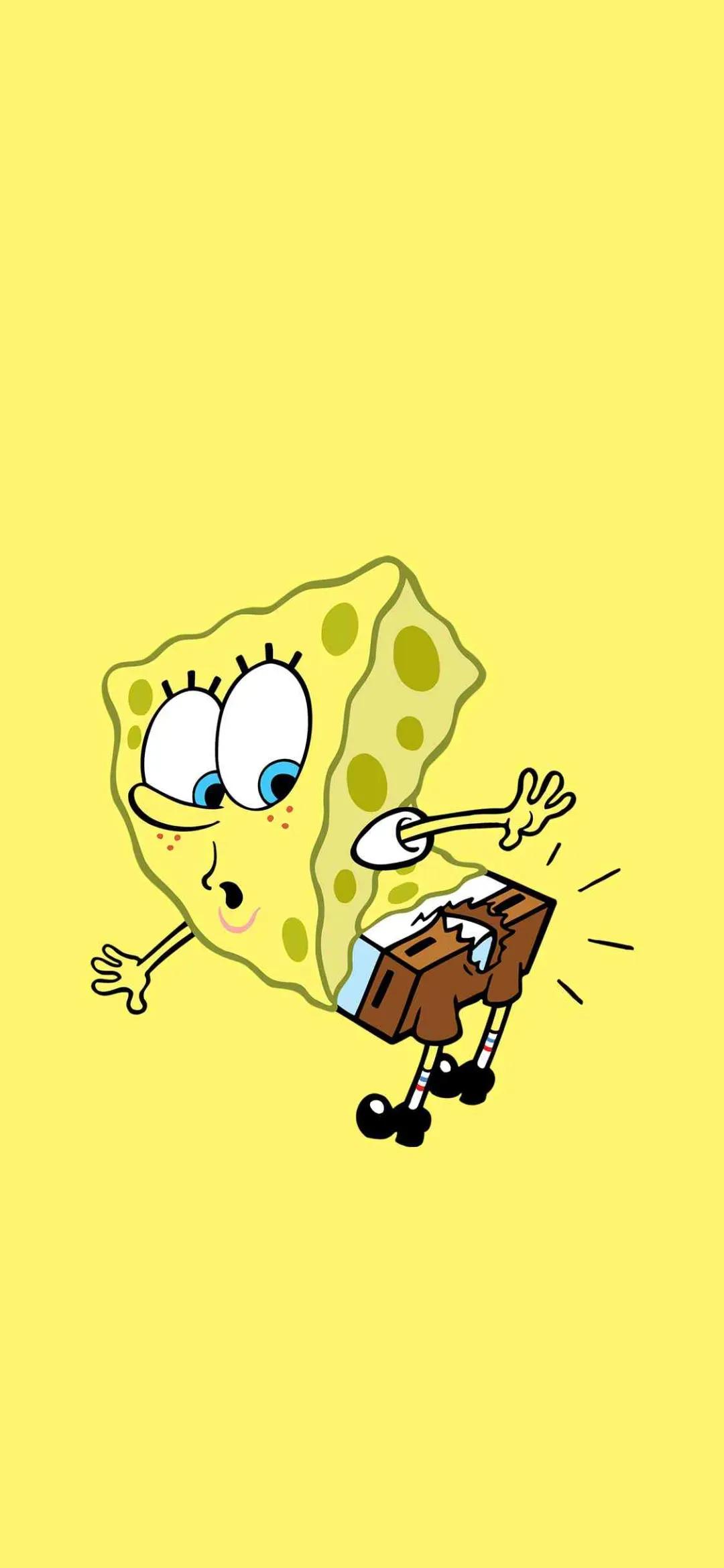海绵宝宝壁纸全面屏全角色,关于海绵宝宝的壁纸高清