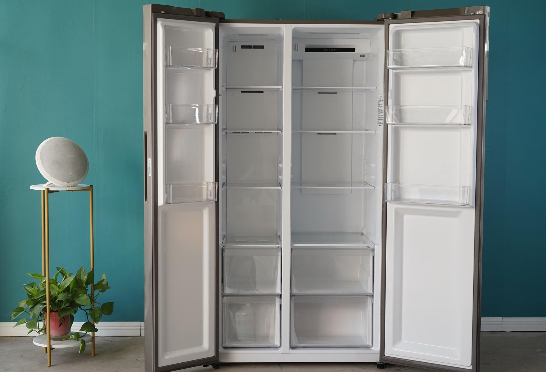 647mm纤薄机身，时尚设计：海尔BCD-515WDPD对开门冰箱