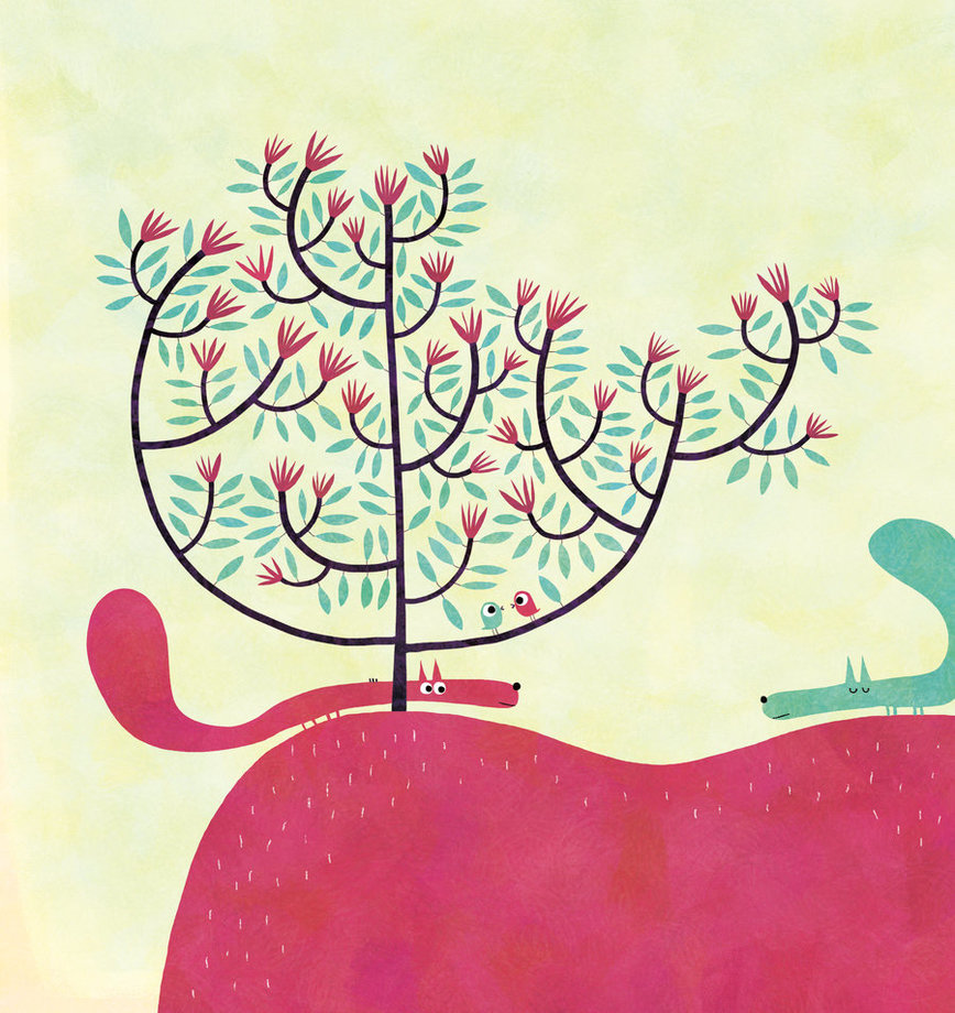 超有爱儿童插画临摹集,充满童趣的节日插画作品